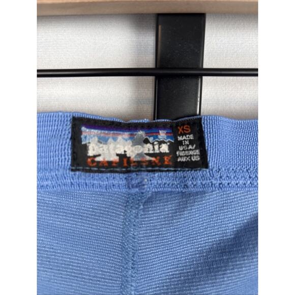 Patagonia Pants Womens Capilene Base Layer XS Blue Performance Outdoor Thermal - Picture 5 of 9